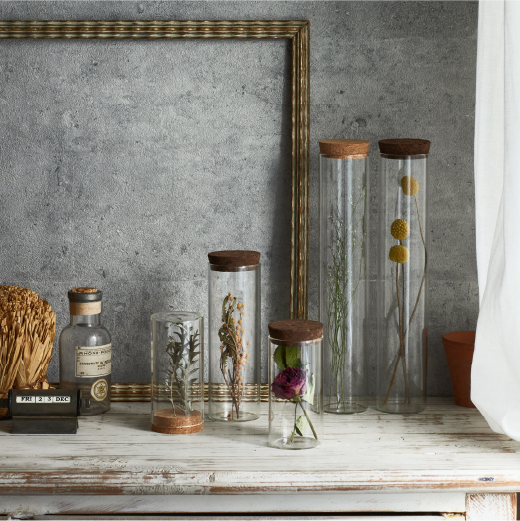 Glass Cylinder with Cork